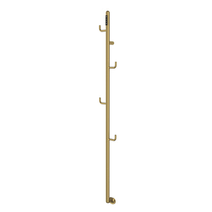 Just Taps Plus Flo Electric Towel Rail with Hooks 1661mm