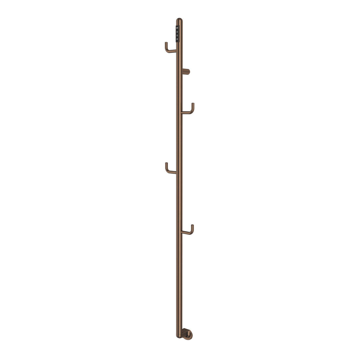 Just Taps Plus Flo Electric Towel Rail with Hooks 1661mm