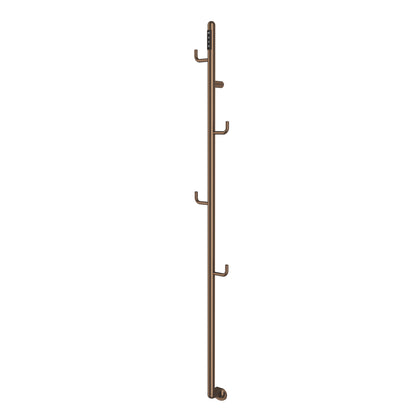 Just Taps Plus Flo Electric Towel Rail with Hooks 1661mm