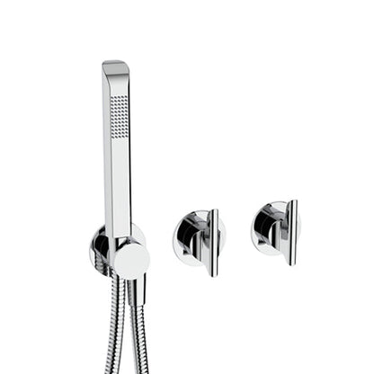 Crosswater Foile Module 3 Outlet 2 Handle Shower Valve & Handset