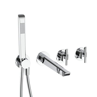 Crosswater Foile Module 2 Outlet 2 Handle Shower Valve, Bath Spout & Handset