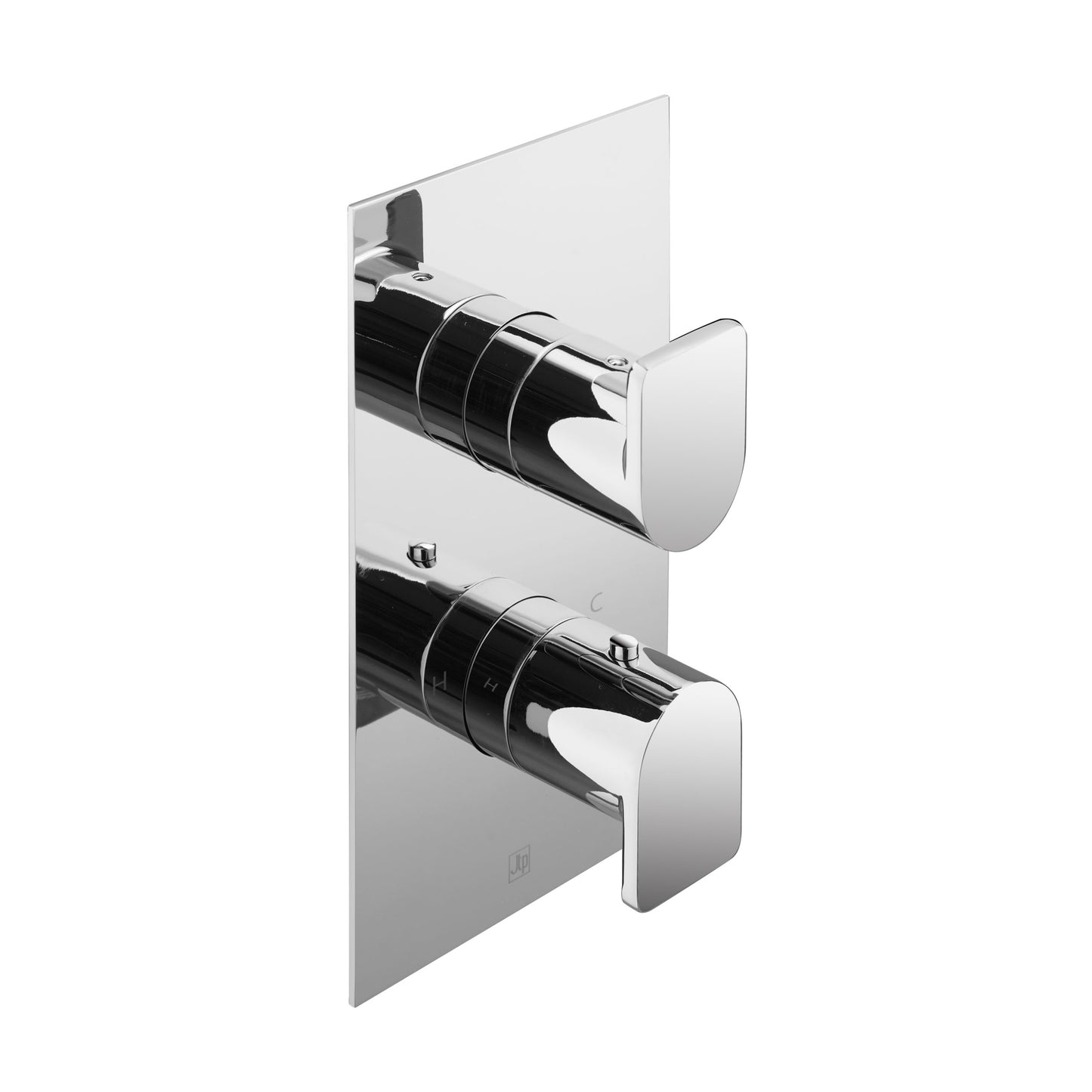 Just Taps Plus Thermostatic 2 Hole 2 Outlet Shower Valve