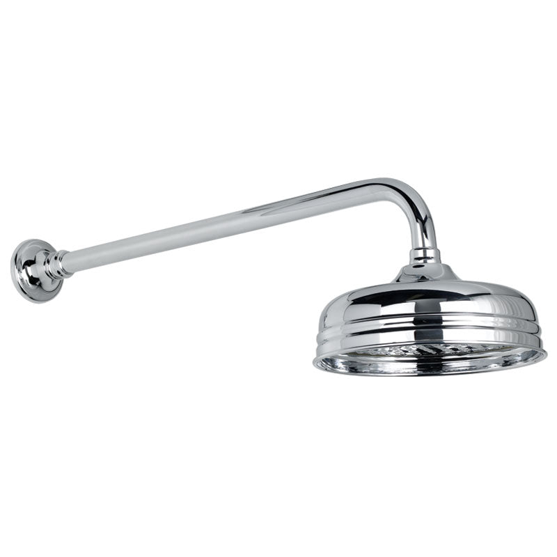 Lefroy Brooks La Chapelle 200mm Shower Head & 550mm Arm - Chrome