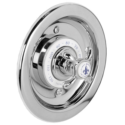 Lefroy Brooks La Chapelle Thermostatic Shower Mixer Valve - S/Nickel