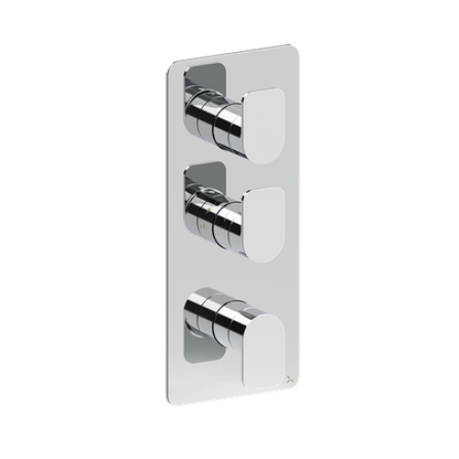 Crosswater Fuse 2 Outlet 3 Handle Shower Valve