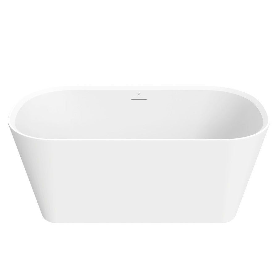 Crosswater Carne Free Standing Bath with Click Clack Slotted Waste