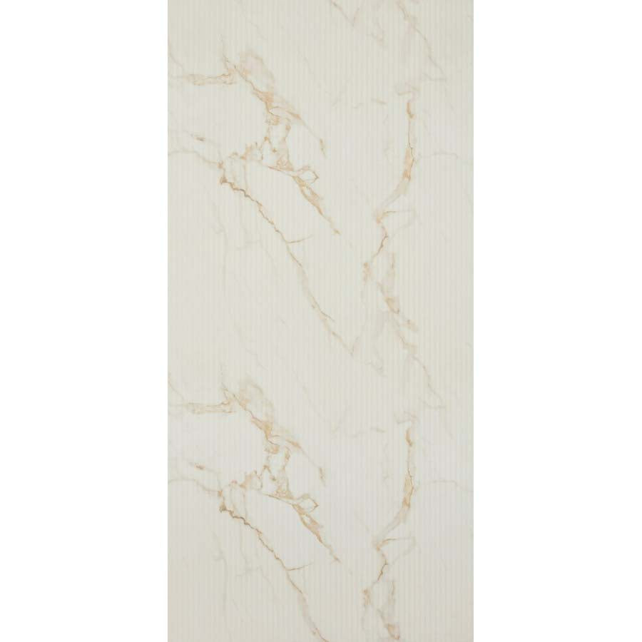 Crosswater Fluted Marble Waterproof Core Laminate Wall Panel
