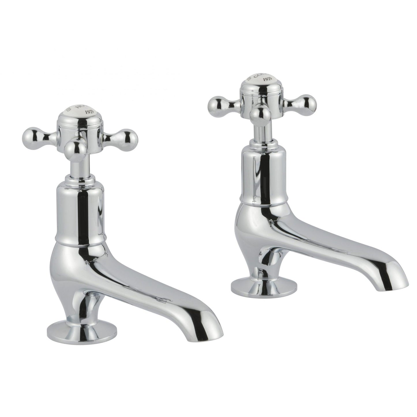Just Taps Plus Grosvenor Long Nose Basin Taps