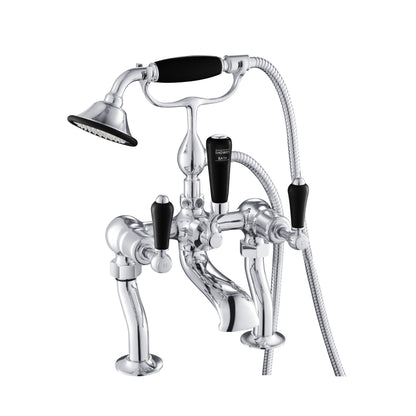 Just Taps Plus Grosvenor Deck Mounted Bath Shower Mixer with Kit