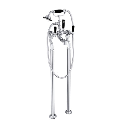 Just Taps Plus Grosvenor Freestanding Bath Shower Mixer with Kit