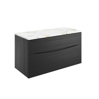 Crosswater Glide II 1000 Unit with Gold Vein Estatuario Worktop