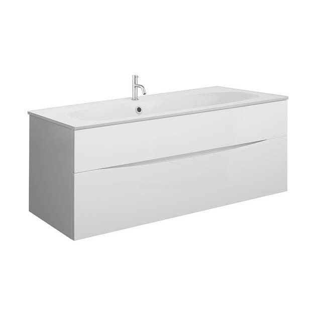 Crosswater Glide II 1000 Unit with Matt White Basin