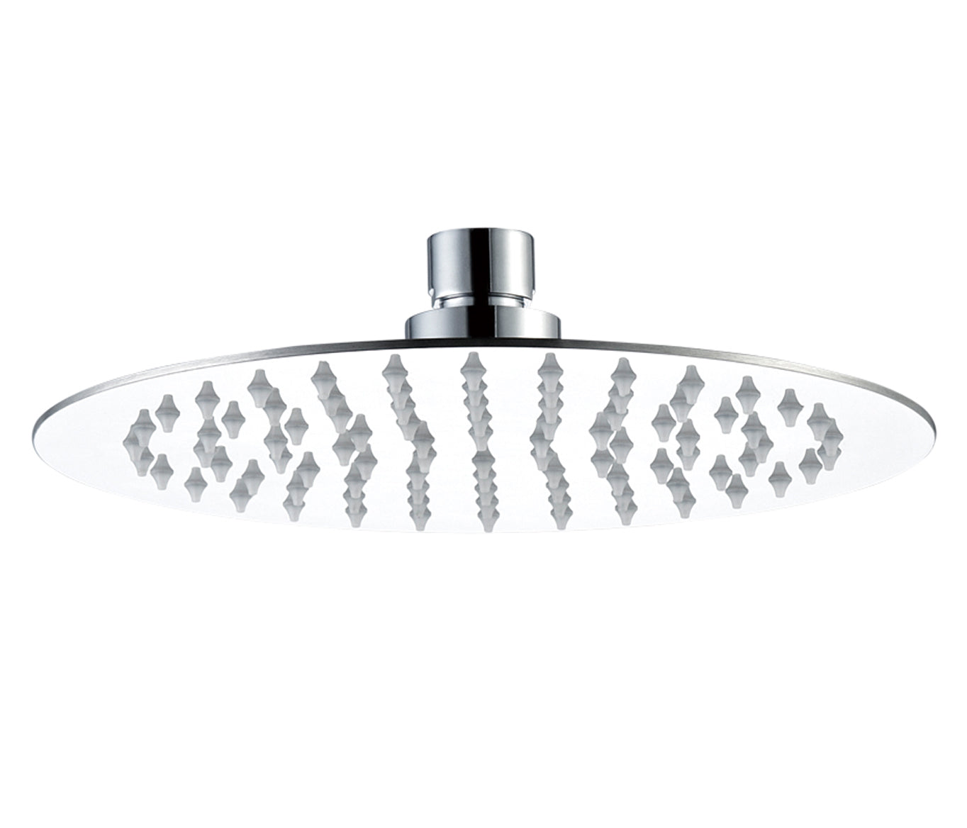 Just Taps Glide Ultra Thin 400mm Round Rain Shower Head (low Pressure)