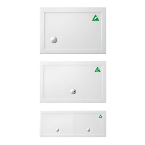 Crosswater Rectangular 35mm Anti-Slip Acrylic Shower Tray