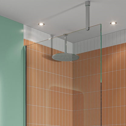 Crosswater Gallery 10 Glass Corner with Fixed Deflector