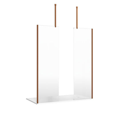 Crosswater Gallery 10 Glass Corner with Fixed Deflector