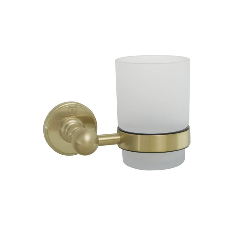 Just Taps Plus Grosvenor Tumbler Holder Clear Glass