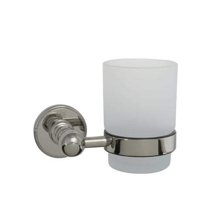 Just Taps Plus Grosvenor Tumbler Holder Clear Glass
