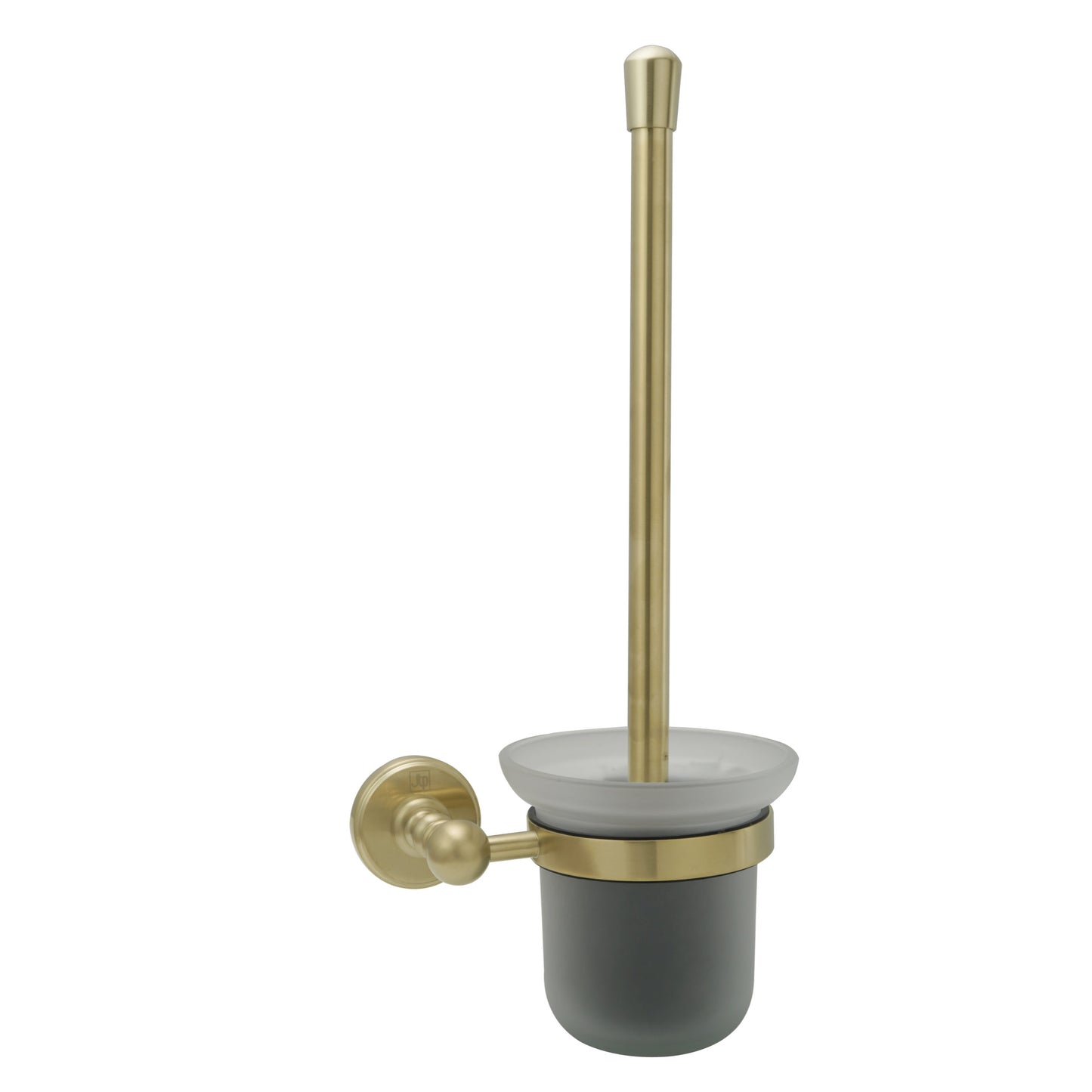 Just Taps Plus Grosvenor Toilet Brush Wall Mounted Frosted Glass