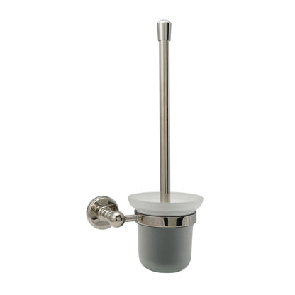 Just Taps Plus Grosvenor Toilet Brush Wall Mounted Frosted Glass