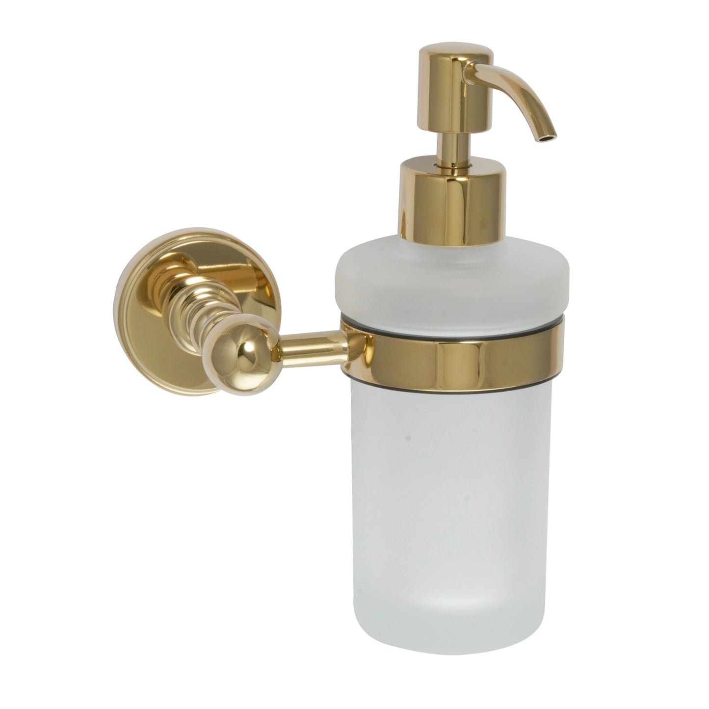 Just Taps Plus Grosvenor Soap Dispenser Frosted Glass