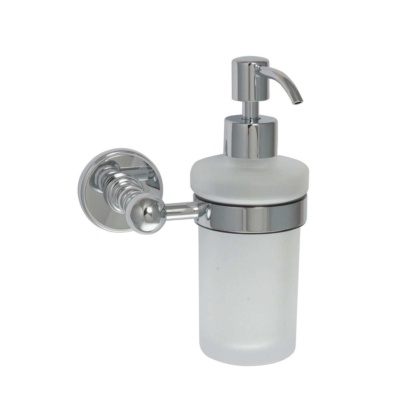 Just Taps Plus Grosvenor Soap Dispenser Frosted Glass