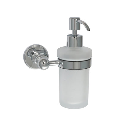 Just Taps Plus Grosvenor Soap Dispenser Frosted Glass