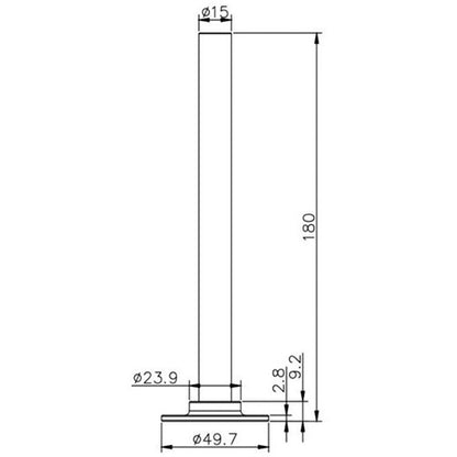 Just Taps Plus Set of Pipe and Flanges for Radiators