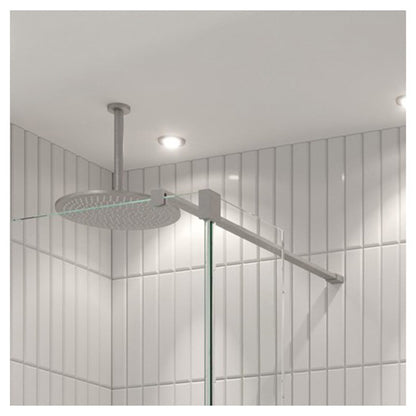 Crosswater Gallery 10 Corner with Fixed Deflector (T-Bracing Bar)
