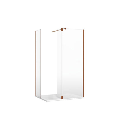Crosswater Gallery 10 Corner with Hinged Deflector (T-Bracing Bar)