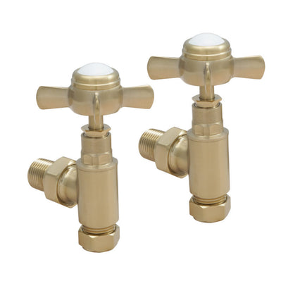 Just Taps Plus Grosvenor Angled Radiator Valve