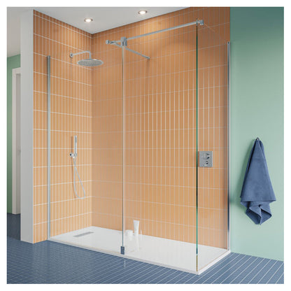 Crosswater Gallery 10 Corner with Hinged Deflector
