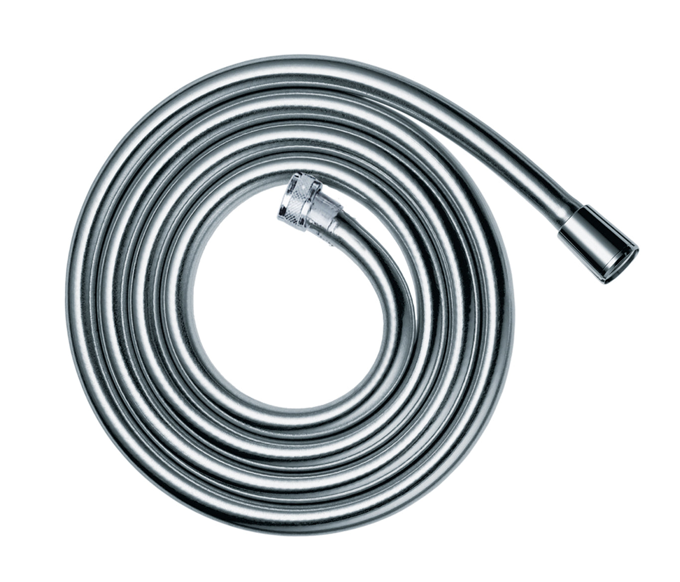 Just Taps 1.60m Plastic Coated Smoth Shower Hose - Chrome