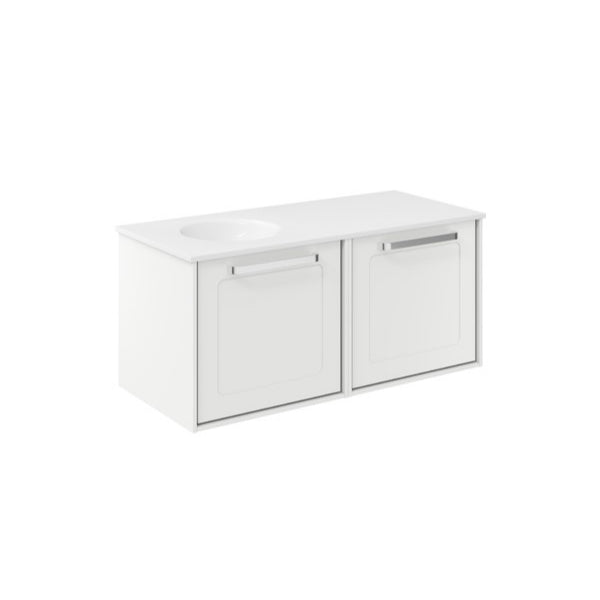 Crosswater Infinity 1000 Framed Unit with Basin (Left or Right)