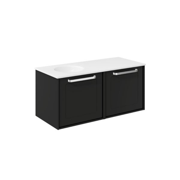 Crosswater Infinity 1000 Framed Unit with Basin (Left or Right)