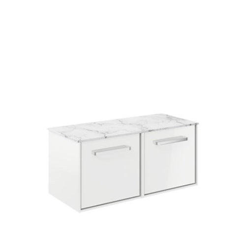 Crosswater Infinity 1000 Unit with Carrara Marble Worktop