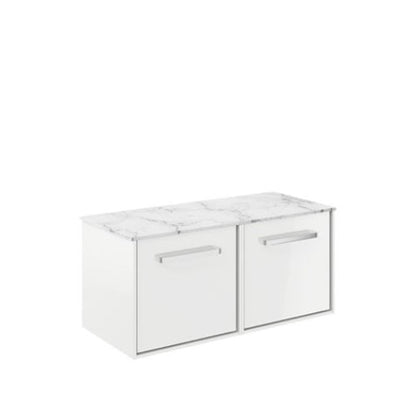Crosswater Infinity 1000 Unit with Carrara Marble Worktop