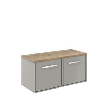 Crosswater Infinity 1000 Framed Unit with Windsor Oak Worktop