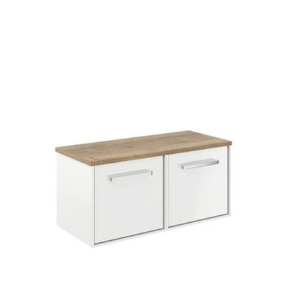 Crosswater Infinity 1000 Framed Unit with Windsor Oak Worktop