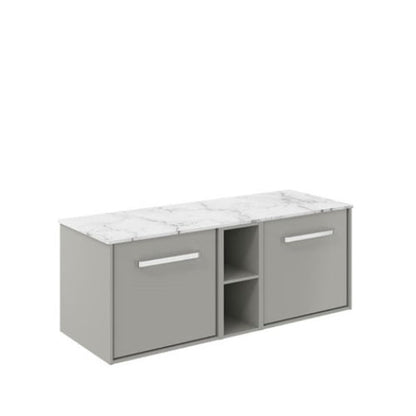 Crosswater Infinity 1200 Unit with Carrara Marble Worktop