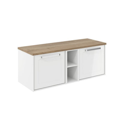 Crosswater Infinity 1200 Framed Unit with Windsor Oak Worktop