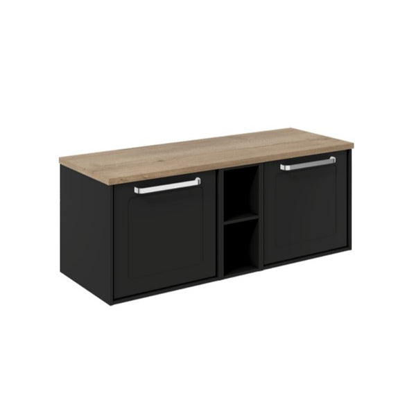 Crosswater Infinity 1200 Framed Unit with Windsor Oak Worktop