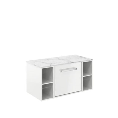 Crosswater Infinity 900 Unit with Carrara Marble Worktop