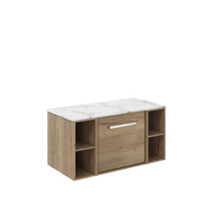 Crosswater Infinity 900 Unit with Carrara Marble Worktop