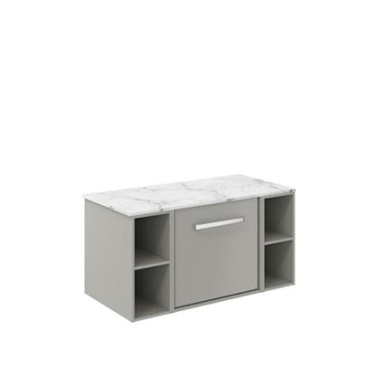 Crosswater Infinity 900 Unit with Carrara Marble Worktop
