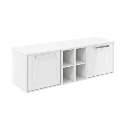 Crosswater Infinity 1400 Framed Unit with Polar White Worktop
