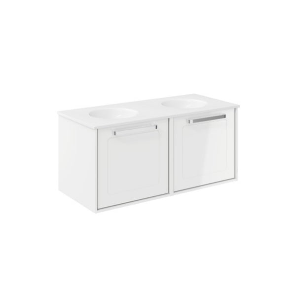 Crosswater Infinity 1000 Framed Unit with Double Basin