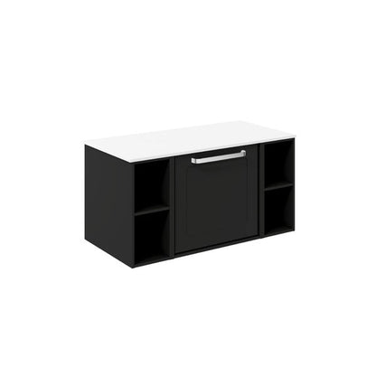 Crosswater Infinity 900 Framed Unit with Polar White Worktop