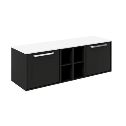 Crosswater Infinity 1400 Framed Unit with Polar White Worktop