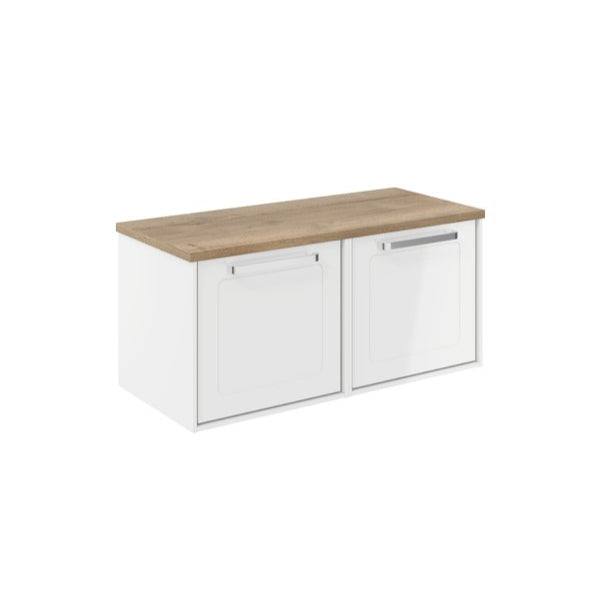 Crosswater Infinity 1000 Framed Unit with Polar White Worktop
